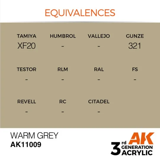 Warm Grey 17ml - AK Interactive AK11009