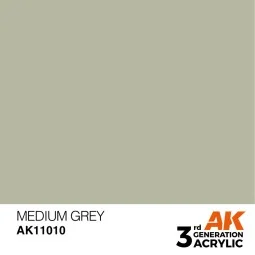Medium Grey 17ml - AK Interactive AK11010