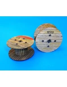 [NO_DESC] Cable reels-small, 1/35 - Plus model 455