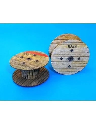 [NO_DESC] Cable reels-small, 1/35 - Plus model 455