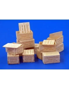 U.S.Wooden crates f.cigaretes WWII-typII, 1/35 - Plus model 480