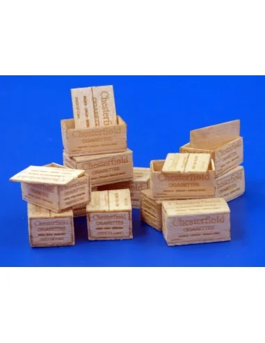 U.S.Wooden crates f.cigaretes WWII-typII, 1/35 - Plus model 480