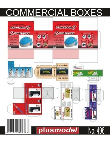 Commercial boxes, 1/35 - Plus model 496