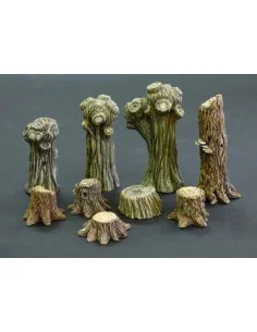 Willows and stumps, 1/35 - Plus model 506