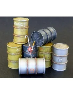 German fuel barrels, 1/35 - Plus model 515