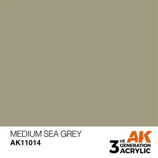 Medium Sea Grey 17ml - AK Interactive AK11014 Medium Sea Grey 17ml - AK Interactive AK11014