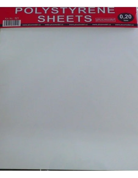 [NO_DESC] Polystyrene sheets 0, 2mm - Plus model 521