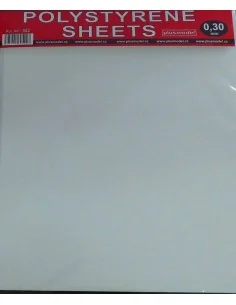 Polystyrene sheets 0, 3mm - Plus model 522