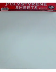 Polystyrene sheets 0, 50mm - Plus model 524