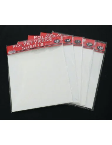 Polystyrene sheets big 0, 8mm, 1/35 - Plus model 526