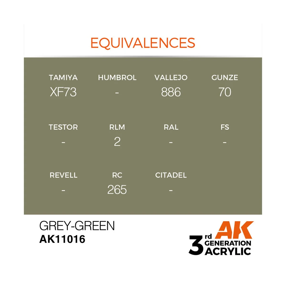 Grey-Green 17ml - AK Interactive AK11016 Grey-Green 17ml - AK Interactive AK11016