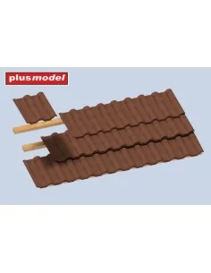Roof tiles corrugated 84 pcs, 1/35 - Plus model 566