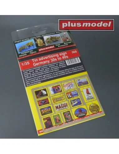 Tin advertising sign Germany, 1/35 - Plus model 568