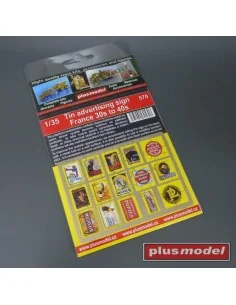 Tin advertising sign France, 1/35 - Plus model 570
