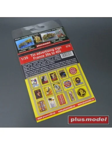 Tin advertising sign France, 1/35 - Plus model 570