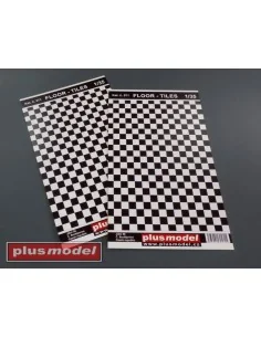 Floor tiles black and white, 1/35 - Plus model 571