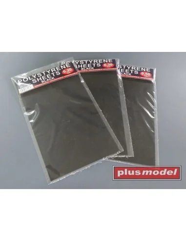 [NO_DESC] Polystyrene sheets black 0, 2 - Plus model 574