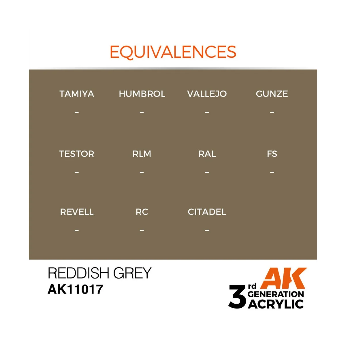 Reddish Grey 17ml - AK Interactive AK11017