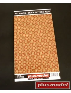 Floor brick pattern, 1/35 - Plus model 582