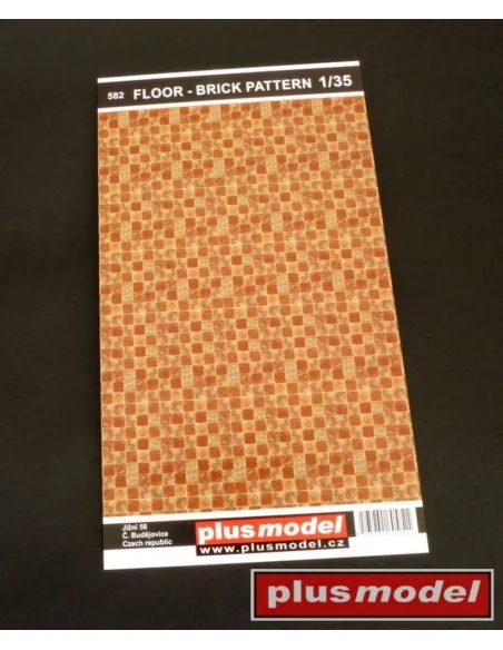 Floor brick pattern, 1/35 - Plus model 582