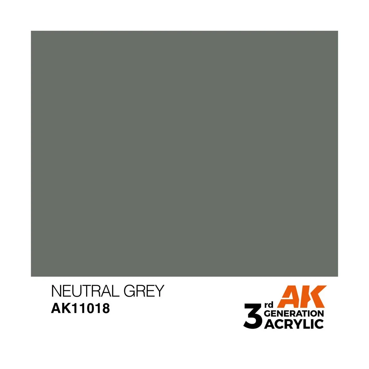 Neutral Grey 17ml - AK Interactive AK11018 Neutral Grey 17ml - AK Interactive AK11018