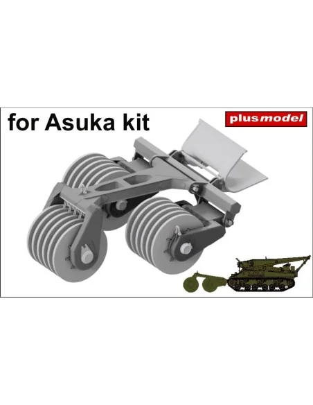 T1E1 US Mine exploder for Sherman – Asuka, 1/35 - Plus model 598