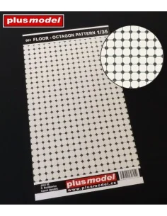 Floor – octagon pattern, 1/35 - Plus model 601