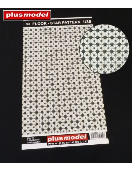 Floor – star pattern, 1/35 - Plus model 602