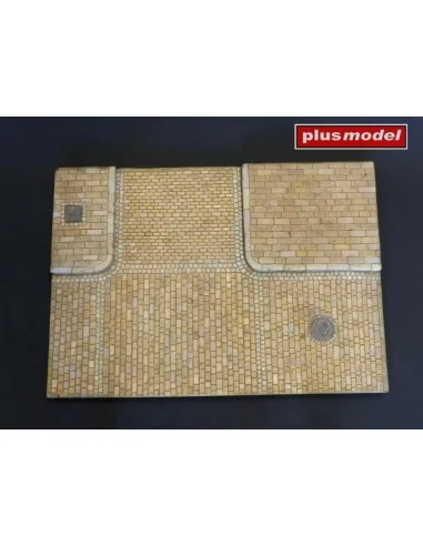 Display base – Cobblestone street intersection, 1/35 - Plus model 619