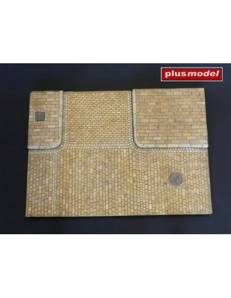 Display base – Cobblestone street intersection, 1/35 - Plus model 619