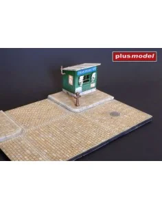 Display base – Cobblestone street intersection, 1/35 - Plus model 619 2