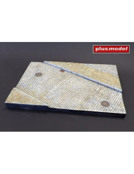 [NO_DESC] Display base – Cobblestone street with sidewalk, 1/35 - P...