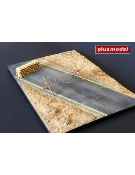 Display base – Road in the desert, 1/35 - Plus model 622