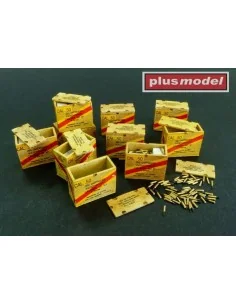 US ammunition boxes with cartons of charges 26. Division ''Volksgre...