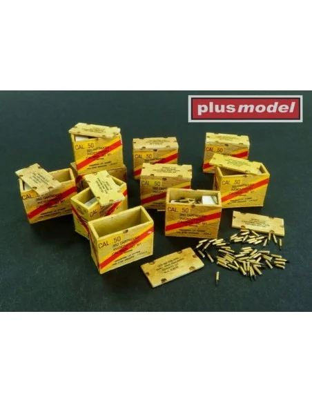 US ammunition boxes with cartons of charges 26. Division ''Volksgre...