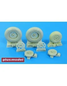 Mig-15 wheels, 1/32 - Plus model AL3008