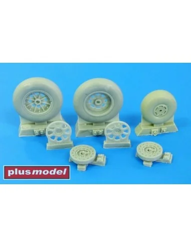 Mig-15 wheels, 1/32 - Plus model AL3008