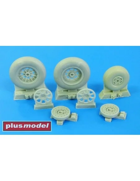 Mig-15 wheels, 1/32 - Plus model AL3008