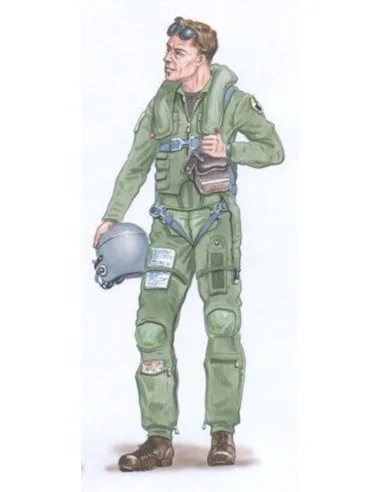 Pilot F-16, 1/48 - Plus model AL4011