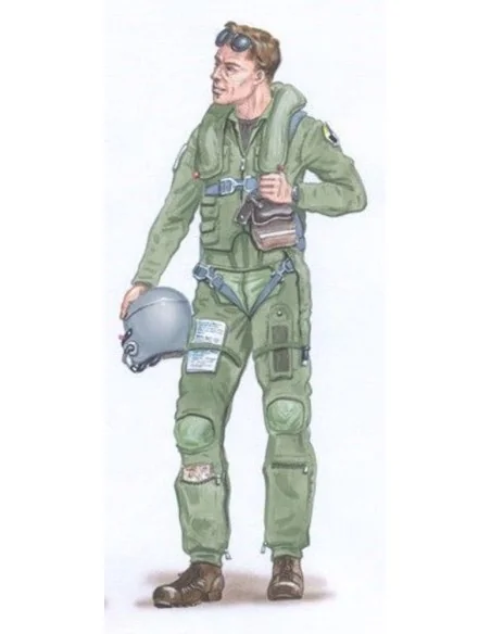 Pilot F-16, 1/48 - Plus model AL4011