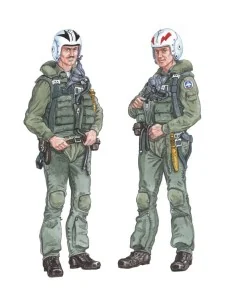 Crew F-4 Phantom, 1/48 - Plus model AL4018