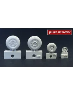 B-26 Marauder wheels late growed, 1/48 - Plus model AL4024