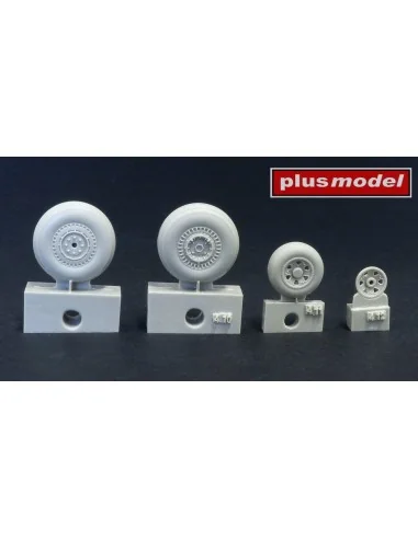 B-26 Marauder wheels late growed, 1/48 - Plus model AL4024