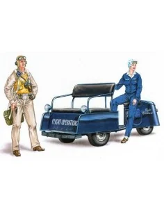 U.S. scooter with crew, 1/48 - Plus model AL4027