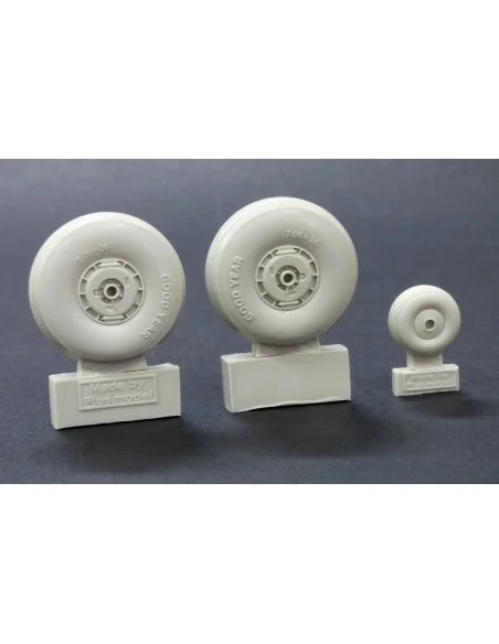 [NO_DESC] C-47 Skytrain wheels with cover, 1/48 - Plus model AL4066