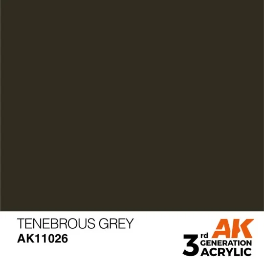 Tenebrous Grey 17ml - AK Interactive AK11026 Tenebrous Grey 17ml - AK Interactive AK11026