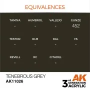 Tenebrous Grey 17ml - AK Interactive AK11026