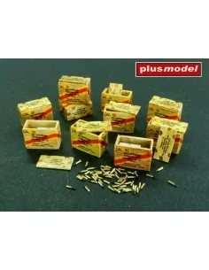 US ammunition boxes with cartons of charges, 1/48 - Plus model AL4083