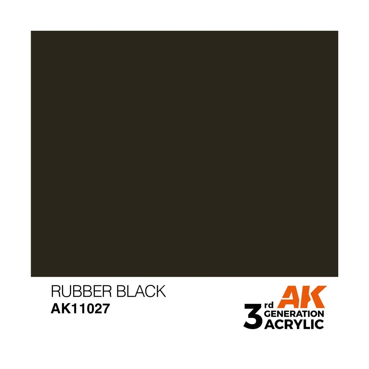 Rubber Black 17ml - AK Interactive AK11027 Rubber Black 17ml - AK Interactive AK11027