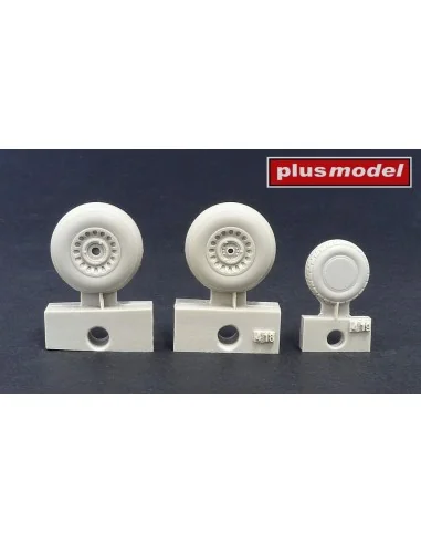 B-26 Marauder wheels early growed, 1/48 - Plus model AL4093